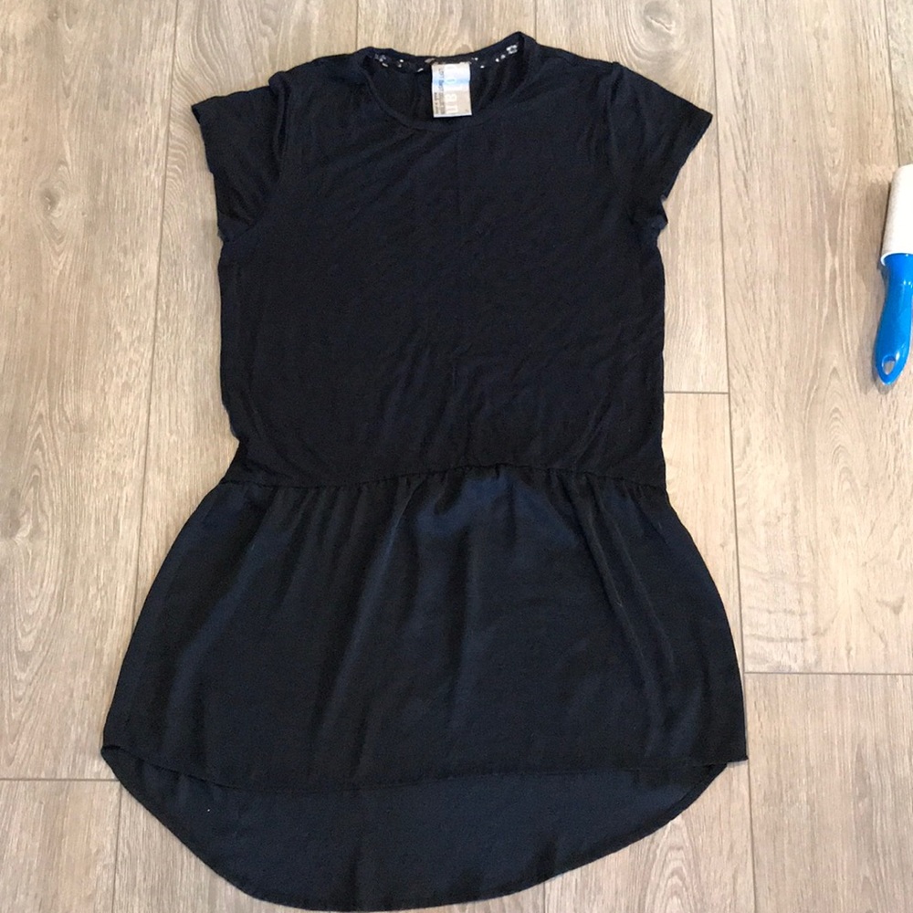 Anthropologie Black Flowy Tunic